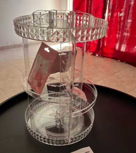 PREMIER MAKEUP™  Organizador de maquillaje giratorio 360° photo review